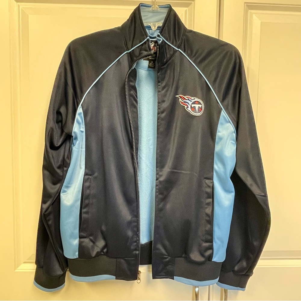 Tennessee Titans NFL Team Apparel Women's Full Zip Track Jacket Medium